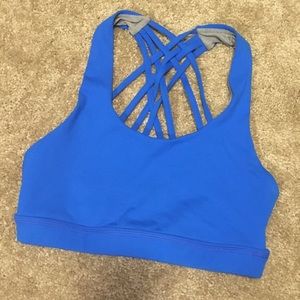Royal Blue High Impact Sports Bra Size Small